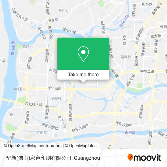 华新(佛山)彩色印刷有限公司 map