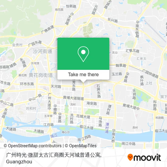 广州時光·微甜太古汇商圈天河城普通公寓 map