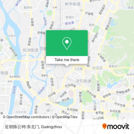 近朝陈公祠-东北门 map