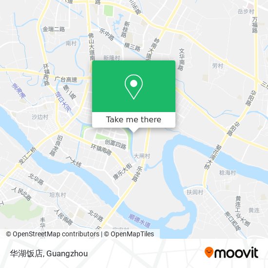 华湖饭店 map