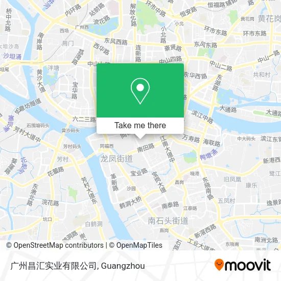 广州昌汇实业有限公司 map