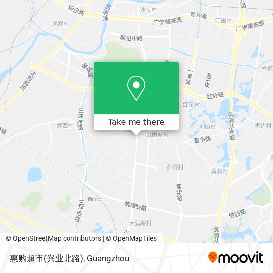 惠购超市(兴业北路) map