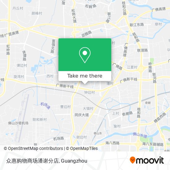 众惠购物商场潘谢分店 map
