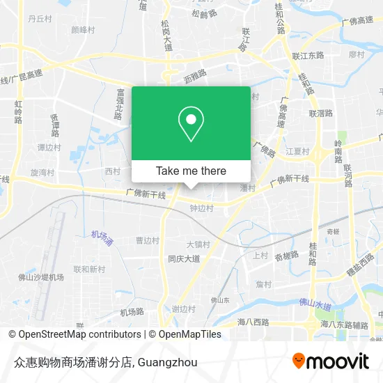众惠购物商场潘谢分店 map