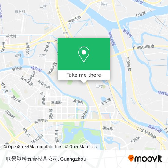 联景塑料五金模具公司 map