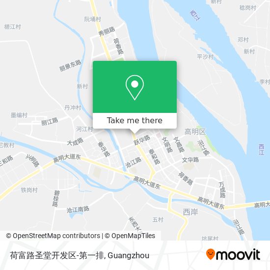 荷富路圣堂开发区-第一排 map