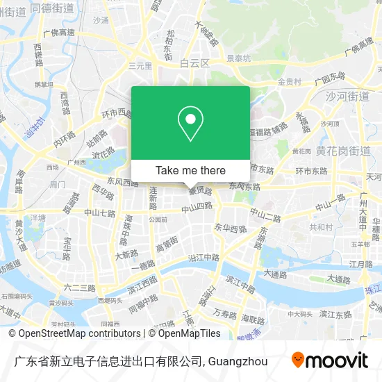 广东省新立电子信息进出口有限公司 map