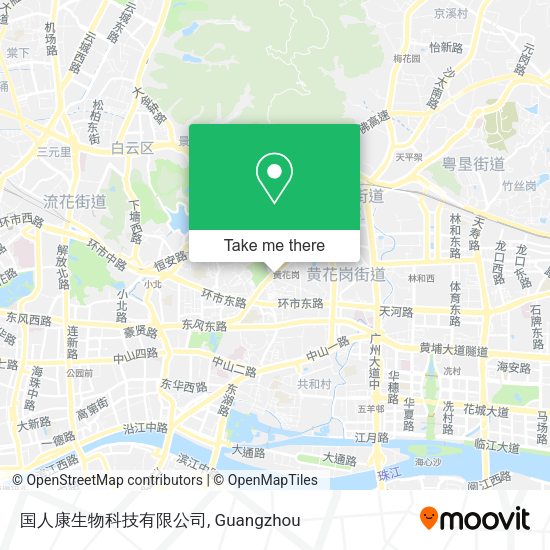 国人康生物科技有限公司 map