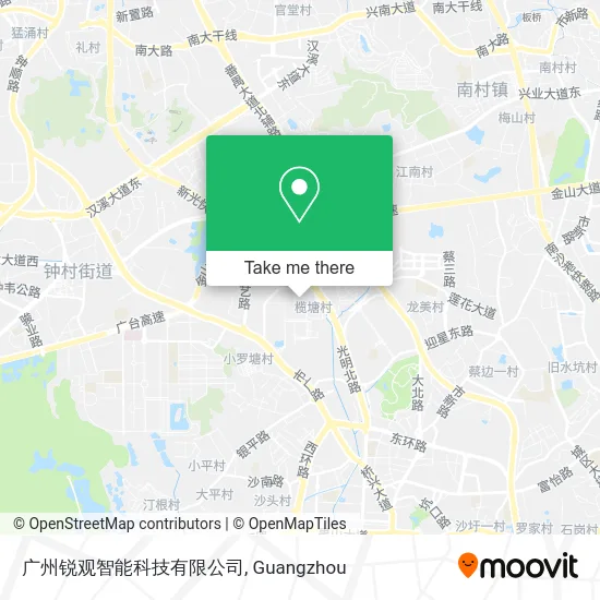 广州锐观智能科技有限公司 map
