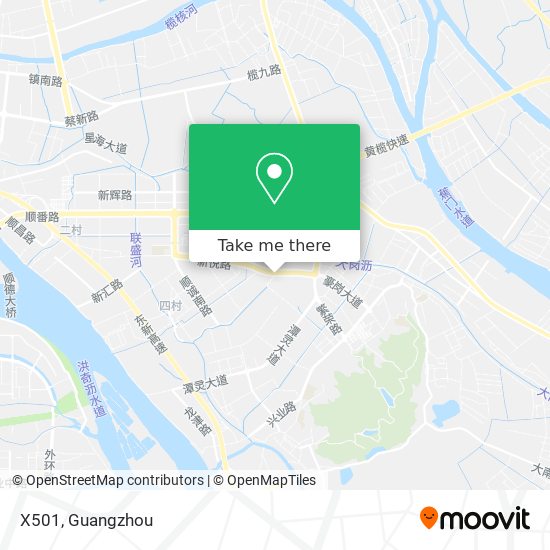X501 map