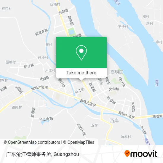 广东沧江律师事务所 map