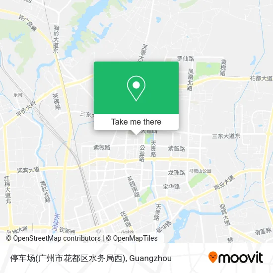 停车场(广州市花都区水务局西) map
