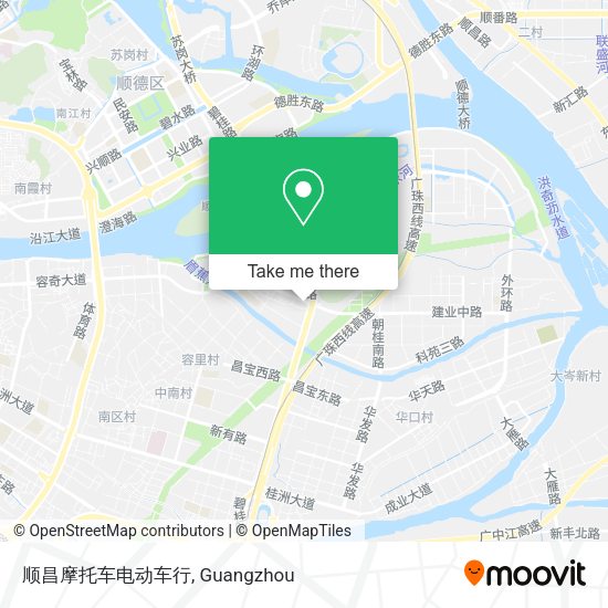 顺昌摩托车电动车行 map