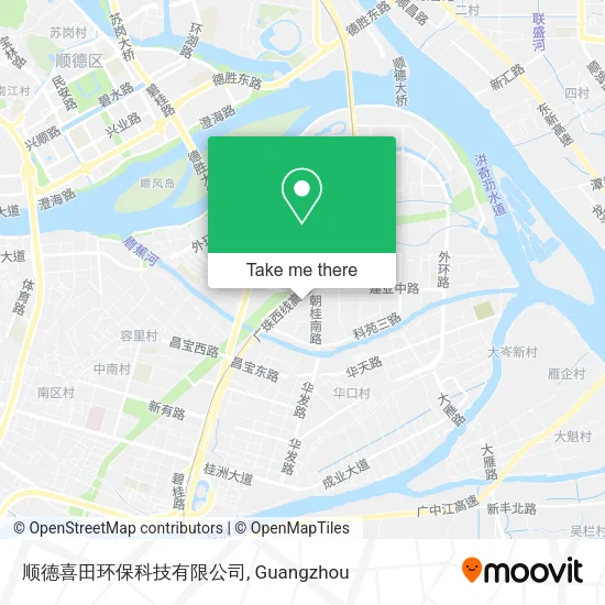 顺德喜田环保科技有限公司 map