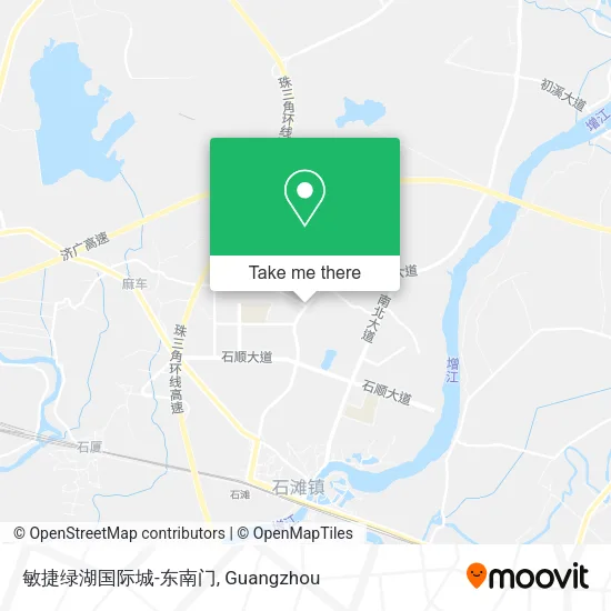 敏捷绿湖国际城-东南门 map