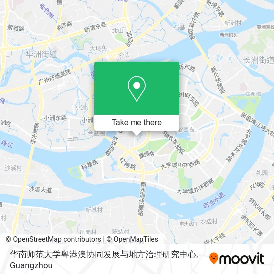 华南师范大学粤港澳协同发展与地方治理研究中心 map