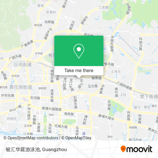 银汇华庭游泳池 map