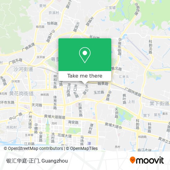 银汇华庭-正门 map