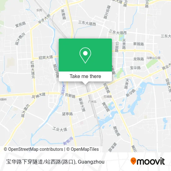 宝华路下穿隧道/站西路(路口) map