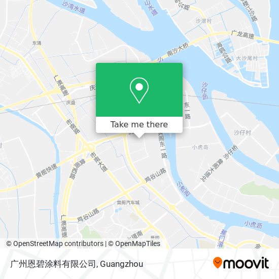 广州恩碧涂料有限公司 map