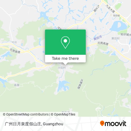 广州日月泉度假山庄 map