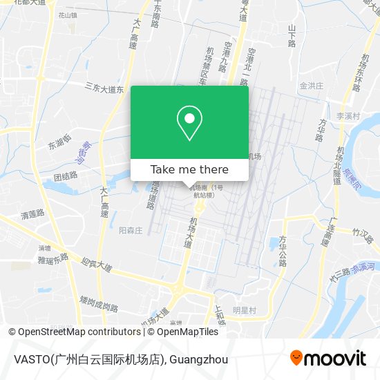 VASTO(广州白云国际机场店) map
