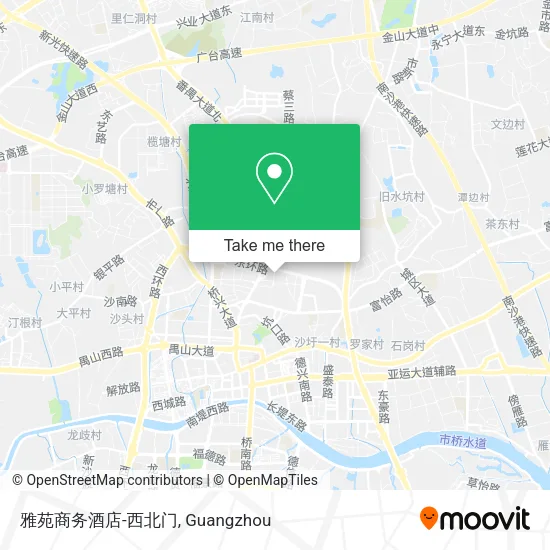 雅苑商务酒店-西北门 map