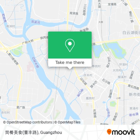 简餐美食(董丰路) map