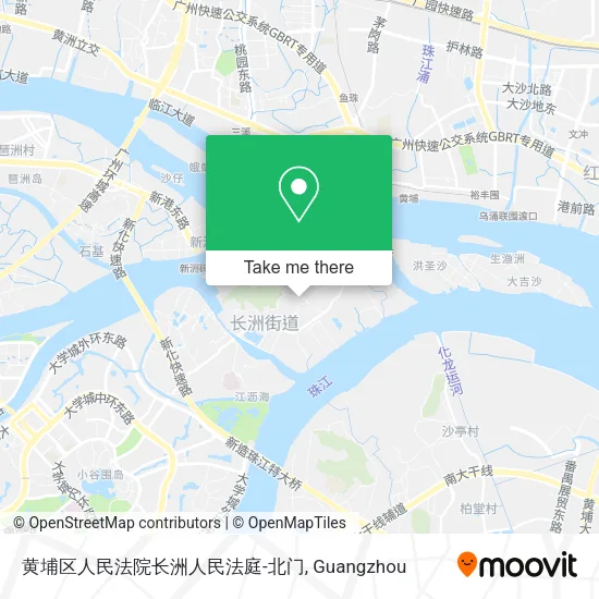 黄埔区人民法院长洲人民法庭-北门 map