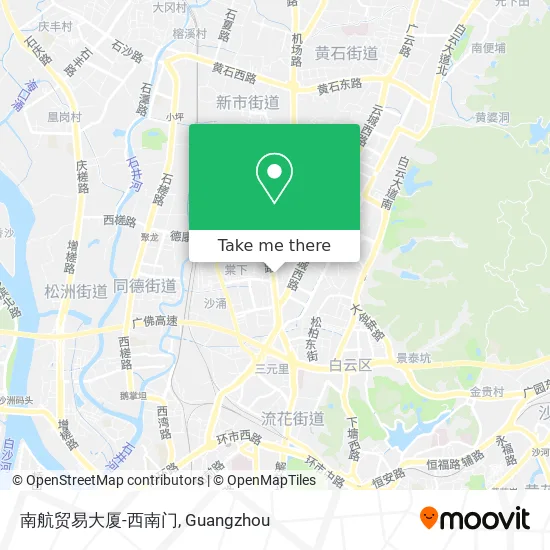 南航贸易大厦-西南门 map