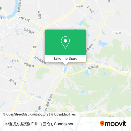 华夏龙供应链(广州白云仓) map