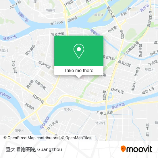 暨大顺德医院 map