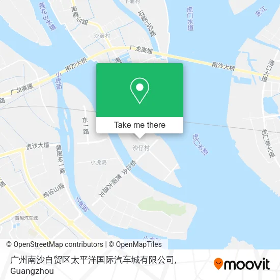 广州南沙自贸区太平洋国际汽车城有限公司 map