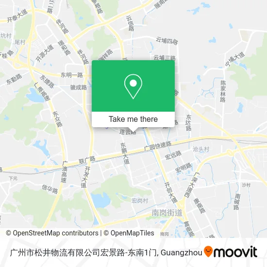 广州市松井物流有限公司宏景路-东南1门 map