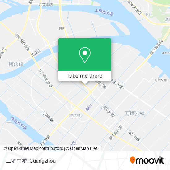 二涌中桥 map