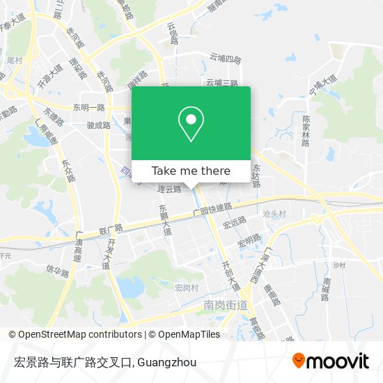 宏景路与联广路交叉口 map