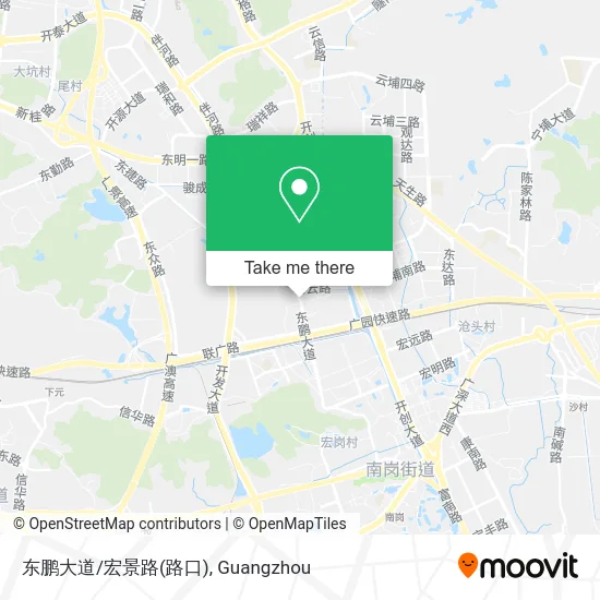 东鹏大道/宏景路(路口) map