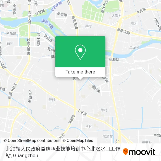北滘镇人民政府益腾职业技能培训中心北滘水口工作站 map