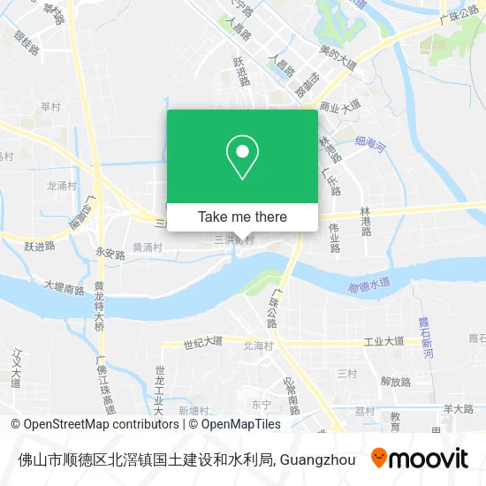佛山市顺德区北滘镇国土建设和水利局 map
