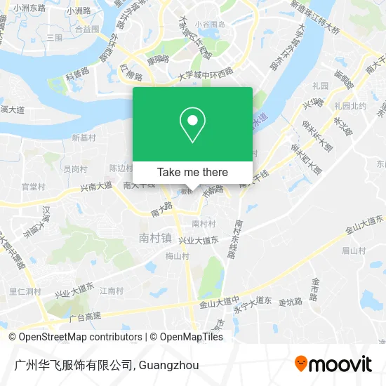 广州华飞服饰有限公司 map