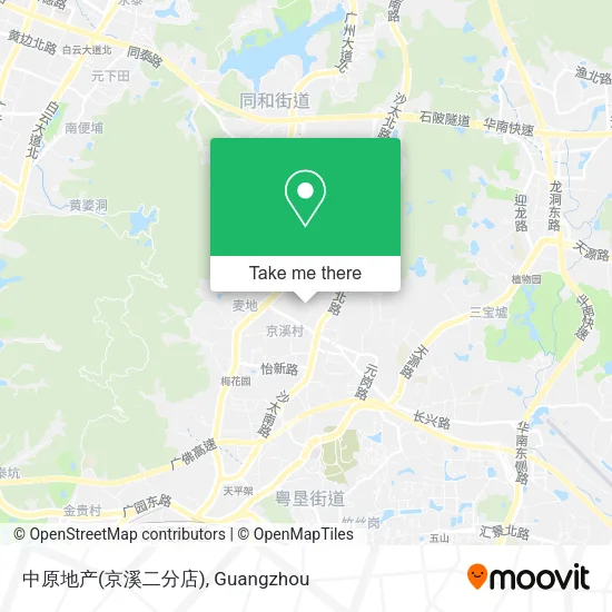 中原地产(京溪二分店) map