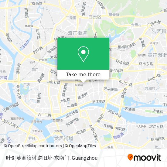 叶剑英商议讨逆旧址-东南门 map