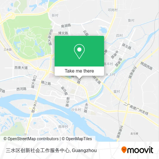 三水区创新社会工作服务中心 map