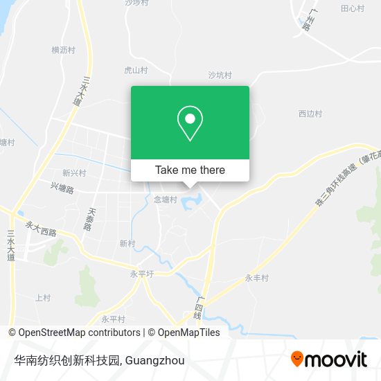 华南纺织创新科技园 map
