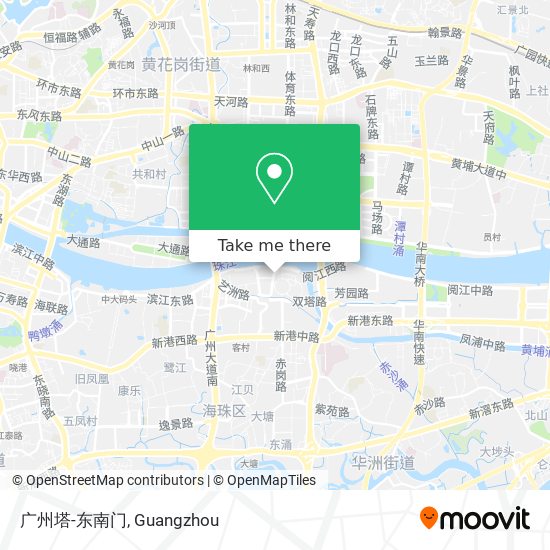 广州塔-东南门 map
