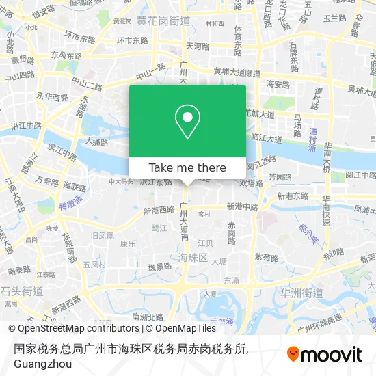 国家税务总局广州市海珠区税务局赤岗税务所 map
