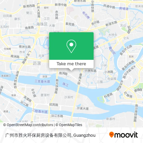 广州市胜火环保厨房设备有限公司 map