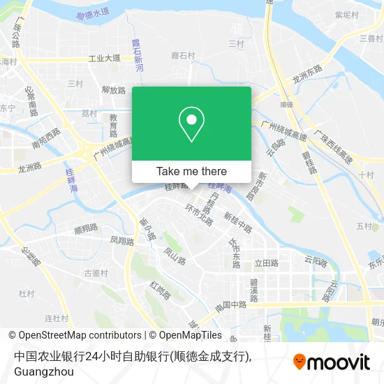 中国农业银行24小时自助银行(顺德金成支行) map
