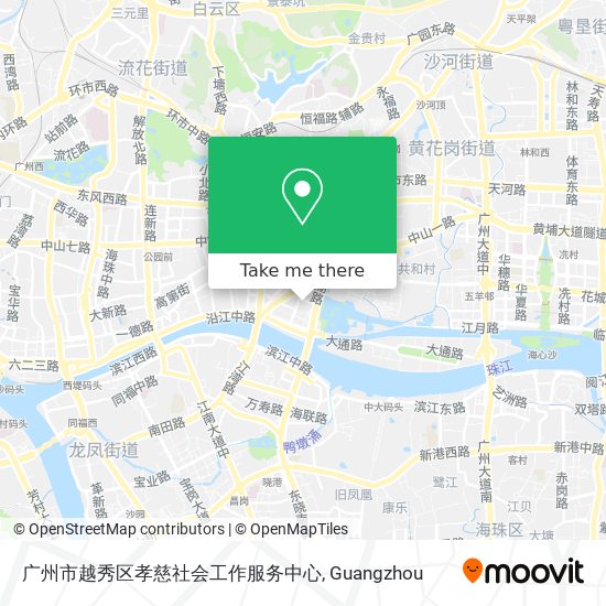 广州市越秀区孝慈社会工作服务中心 map