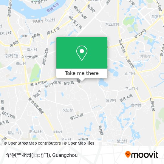 华创产业园(西北门) map